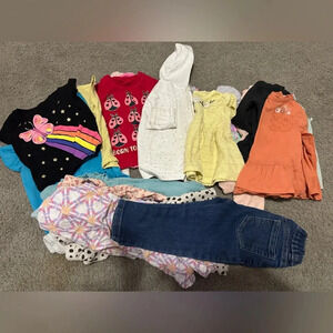 23 piece lot of 24 month / 2T girls clothes